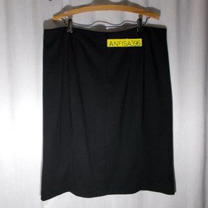 NWOT NIC+ZOE Women's Stretchy Black Skirt Size XL